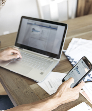 man holding his phone 